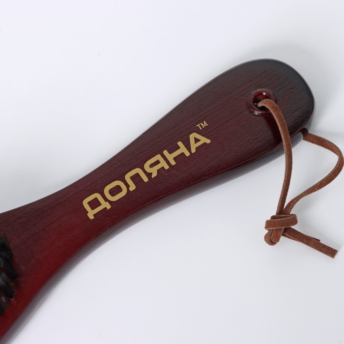 Щётка для одежды Доляна, 23×6,3×3 см, искусственная щетина Щётка для одежды Доляна, 23×6,3×3 см, искусственная щетина