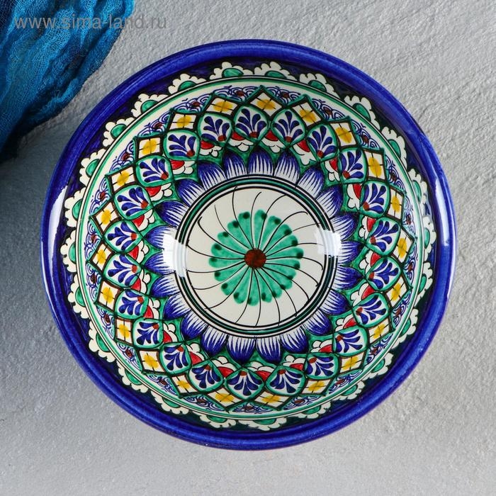 Коса Риштанская Керамика  Коса Риштанская Керамика "Узоры", 18 см, большая,  микс