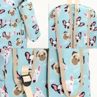 Рюкзак школьный &laquo;Собаки&raquo;, с пеналом, 29&times;12&times;41 см, голубой