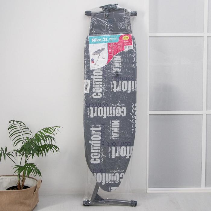 Доска гладильная Nika «Ника 11 тефлон», 123×40 см, регулируемая высота до 100 см, рисунок микс Доска гладильная Nika «Ника 11 тефлон», 123×40 см, регулируемая высота до 100 см, рисунок микс