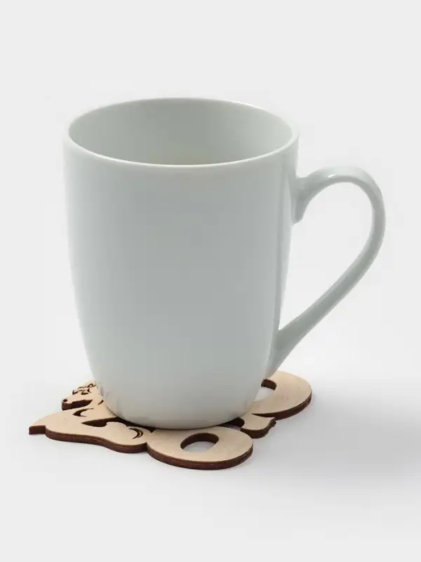 Подставка под горячее Доляна «Новый год 2026», 9×8 см, дерево Подставка под горячее Доляна «Новый год 2026», 9×8 см, дерево