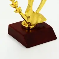 Наградная фигура "Лавры и звезды", 17,5 х 9,5 х 6.5 см