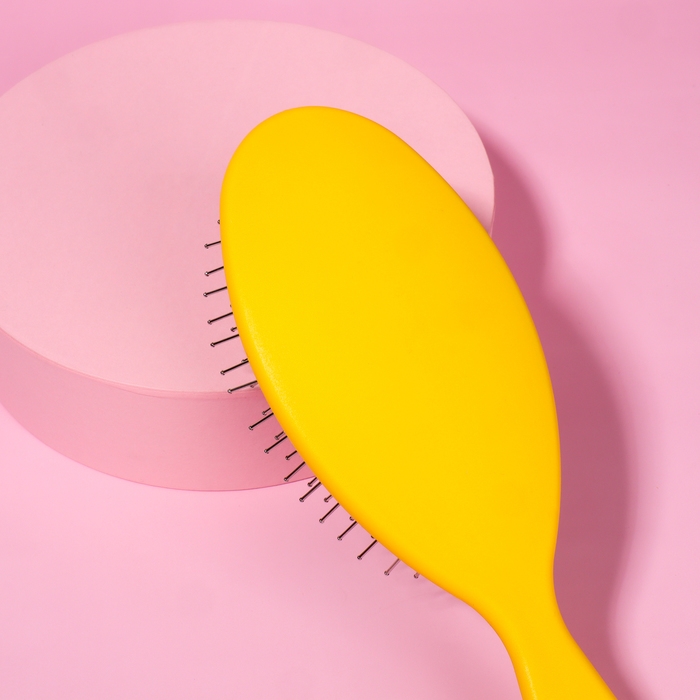 Расчёска массажная, 7 × 22 см, цвет МИКС