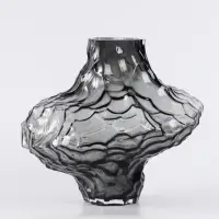 Ваза &laquo;Джино&raquo;, 21&times;25 см, стекло, чёрная