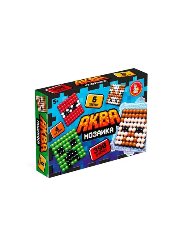 Аквамозаика "Пиксельный мир" 6 цв/260 эл