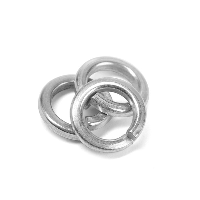 Шайба ТУНДРА, пружинная, разрезная, гровер, DIN127, оцинкованная, М6, 1 кг Шайба ТУНДРА, пружинная, разрезная, гровер, DIN127, оцинкованная, М6, 1 кг