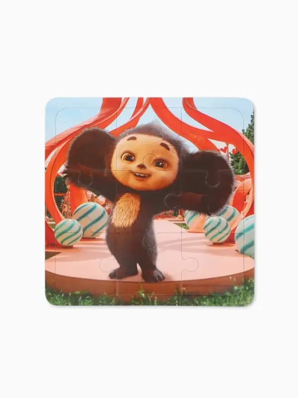 Пазлы 4в1 &laquo;Чебурашка&raquo;, 9, 16, 25, 36 деталей