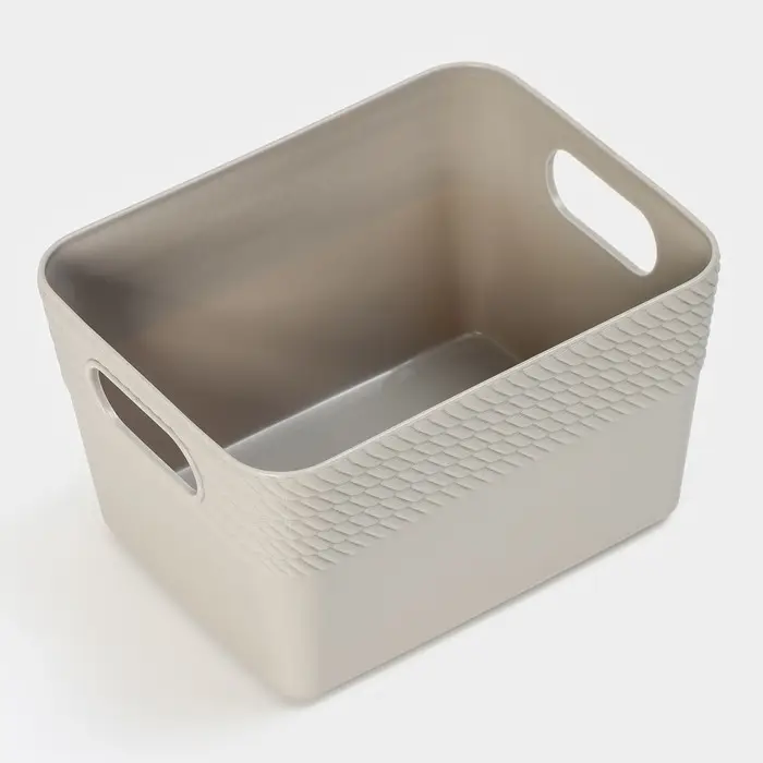 Корзина для хранения Доляна «Кайма», пластик, 14×11×8,5 см, цвет МИКС Корзина для хранения Доляна «Кайма», пластик, 14×11×8,5 см, цвет МИКС