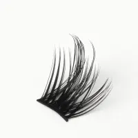 Набор накладных ресниц &laquo;Глаза из аниме&raquo;, пучки, 10, 12, 14 мм, чёрные