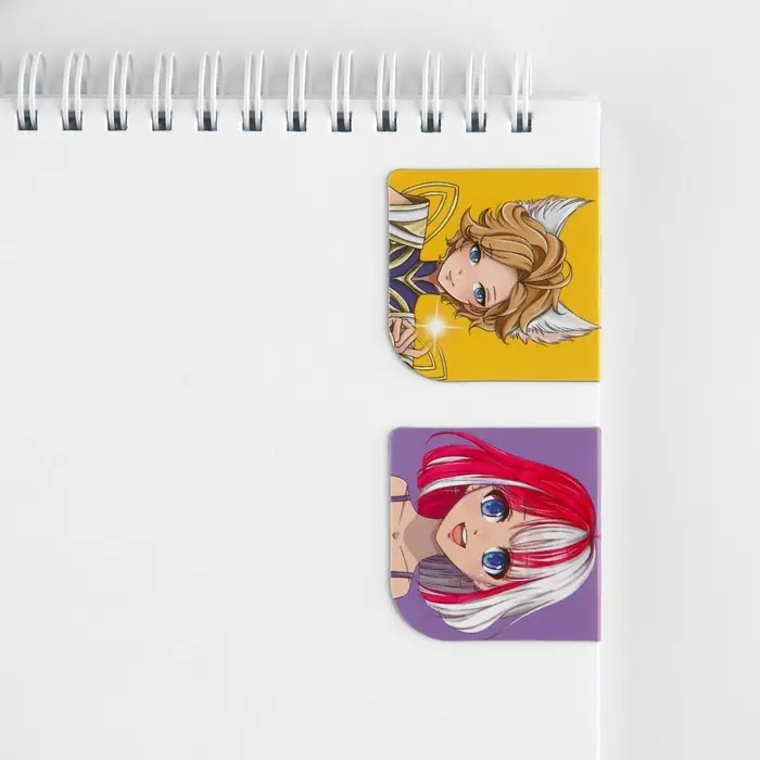 Закладки магнитные для книг, 2 шт «Аниме» Закладки магнитные для книг, 2 шт «Аниме»