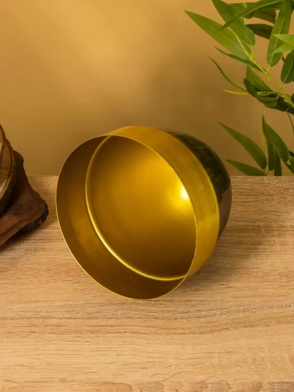 Кашпо на подставке  Кашпо на подставке "Золотое руно" железо 15,5х15,5х35,5 см