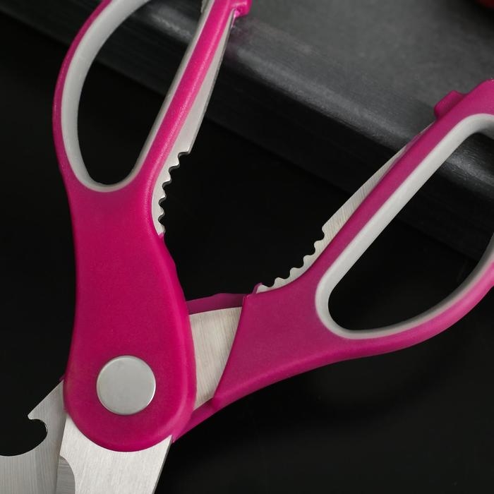 Ножницы кухонные Доляна «Генри», 23 см, цвет МИКС Ножницы кухонные Доляна «Генри», 23 см, цвет МИКС