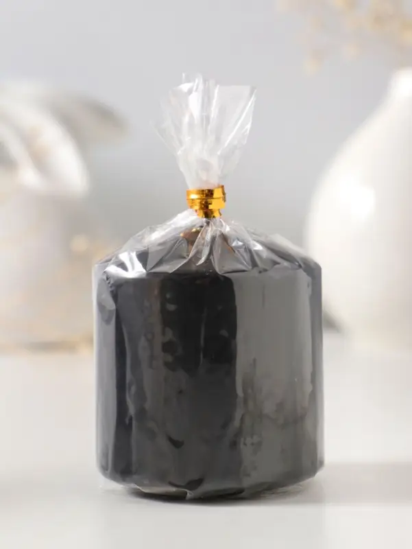 Свеча - цилиндр 6&times;6.5 см, чёрный