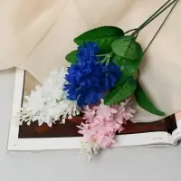 Цветы искусственные «Листики», h=34 см, МИКС