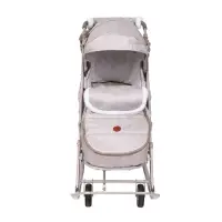 Санки - коляска «Наши детки 6», чехол для ног, муфта, сумка, бежевый