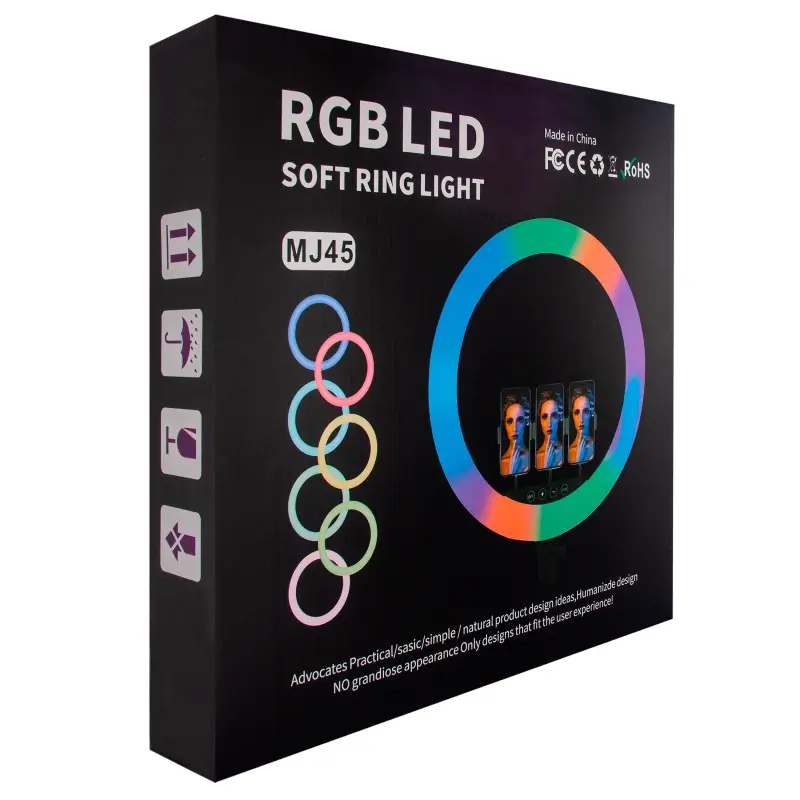 Селфи кольцо 45см MJ45 18" RGB (без штатива)