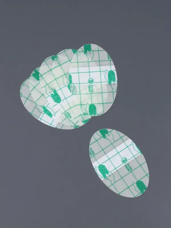 Пластырь для ног, набор - 6 шт., на клеевой основе, прозрачный