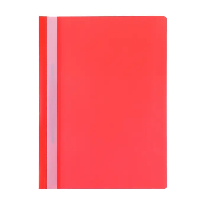 Папка - скоросшиватель Calligrata, А4,160 мкм, красная, прозрачный верх Папка - скоросшиватель Calligrata, А4,160 мкм, красная, прозрачный верх