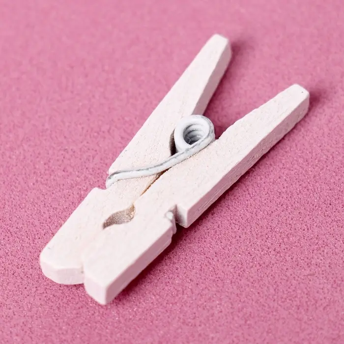 Набор прищепок для декора &laquo;Классика&raquo;, 50 шт., 1 шт. &mdash; 2.5 см, серый и белый цвет