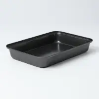 Противень Доляна «Прямоугольник. Жаклин», 32×22×4,5 см, антипригарное покрытие, цвет чёрный Противень Доляна «Прямоугольник. Жаклин», 32×22×4,5 см, антипригарное покрытие, цвет чёрный