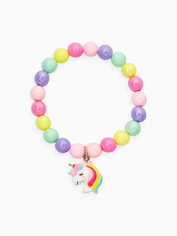 Браслет детский набор 3 шт. "Выбражулька" единорог, силиконовый, разноцветный