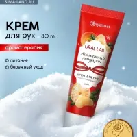 Крем для рук новогодний с ароматом мандарина, 30 мл, URAL LAB