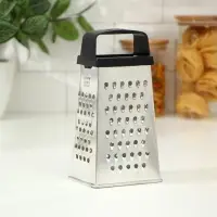 Тёрка КВАРЦ &laquo;Универсал&raquo;, 4 грани, 11&times;8.5&times;22 см, металл, МИКС