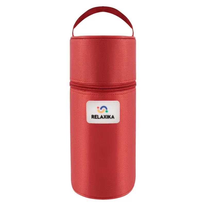 Термос Relaxika Duo 500 в чехле, стальной
