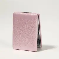 Зеркало складное &laquo;Блеск&raquo;, 6.3&times;8.7&times;1.8 см, цвет розовый