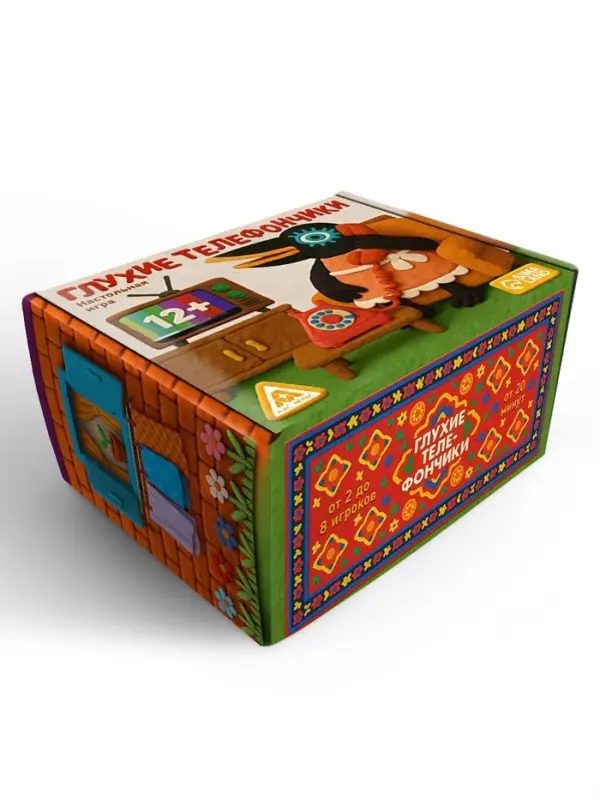 Настольная игра "Глухие телефончики", 80 карт, 12+