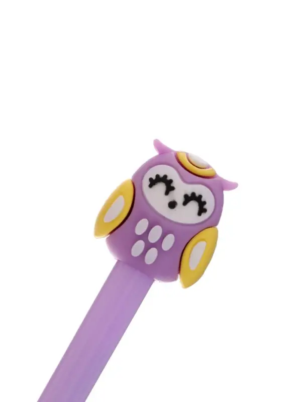 Ручка гелевая-прикол МИКС Сова