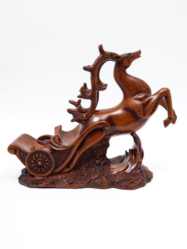 Подставка для бутылки  Подставка для бутылки "Олень" под дерево, 17.12.28см