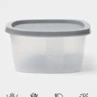 Набор пищевых контейнеров SparkPlast BioFresh, 5 шт.: 230 мл, 500 мл, 900 мл, 1.55 л, 2.65 л, пластик, крышка МИКС