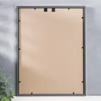 Фоторамка пластик "Радуга" 30х40 см, серебро (пластик)