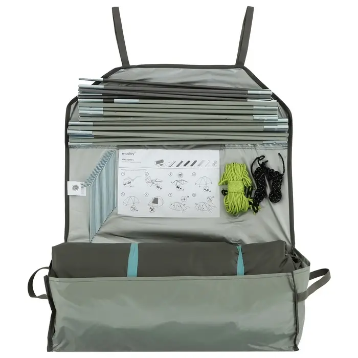 Палатка туристическая, трекинговая maclay magadan cool 5, 5-местная, с тамбуром