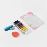 Швейный набор, 21 предмет, в блистере, МИКС