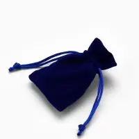 Набор бархатных подарочных мешочков 50шт. &laquo;Классика&raquo;, 6&times;8, цвет синий (4621396)