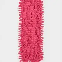 Насадка для плоской швабры &laquo;Доляна&raquo;, 42&times;12 см, 80 г, микрофибра букли, красная