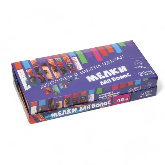 Мелки для волос, микс цветов Мелки для волос, микс цветов