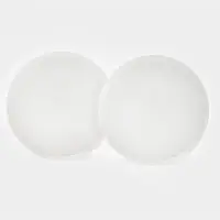 Тарелки Magistro White Snow, набор 2 шт., d=16.5 см, фарфор, белые