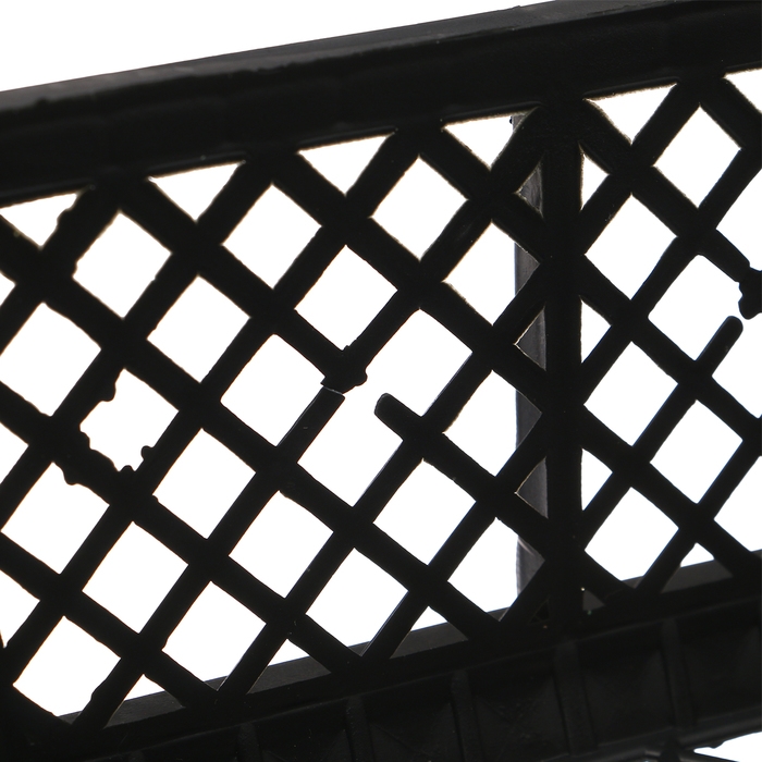 Ящик универсальный, пластиковый, 40×30×13 см, чёрный, УЦЕНКА