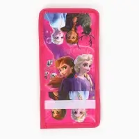 Кошелек детский на липучке &laquo;Холодное сердце&raquo; розовый 9&times;9&times;1