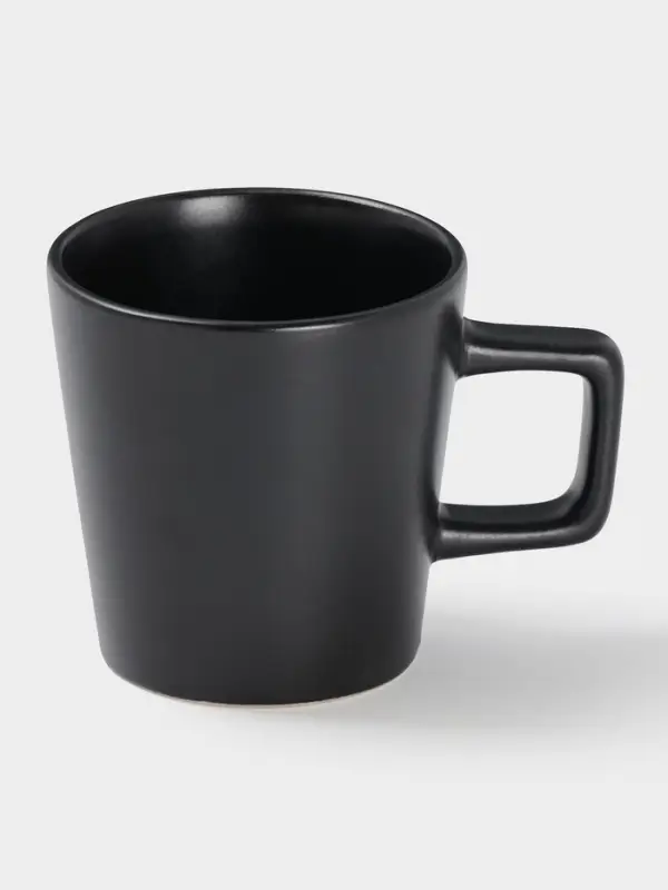 Кружка Доляна Кружка Доляна "Гранит" 340 мл черный матовый