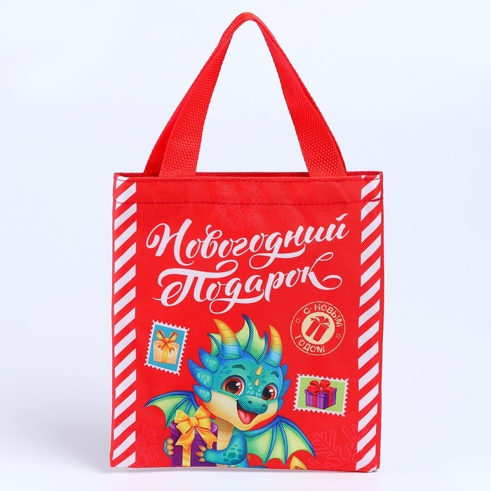 Мешок для подарков «Новогодний подарок», дракон Мешок для подарков «Новогодний подарок», дракон