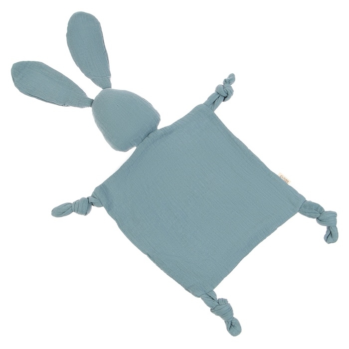 Комфортер - игрушка «Зайка», погремушка, цвет синий, Mum&Baby Комфортер - игрушка «Зайка», погремушка, цвет синий, Mum&Baby