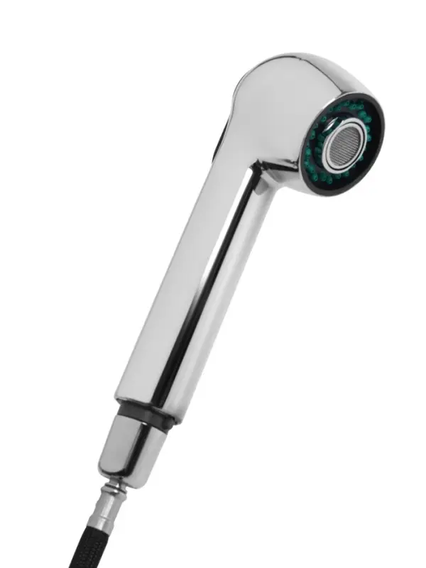 Смеситель для кухни ZEIN ZC2041, однорычажный, картридж 35 мм, с выдвижной лейкой, хром