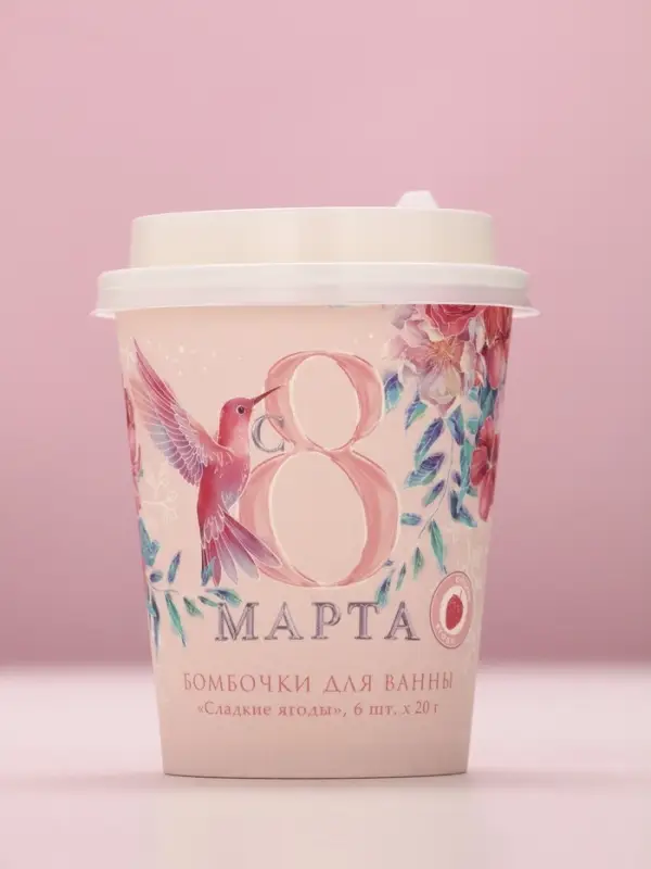 Бомбочки для ванны &laquo;С 8 Марта!&raquo;, 6&times;20 г, Чистое счастье