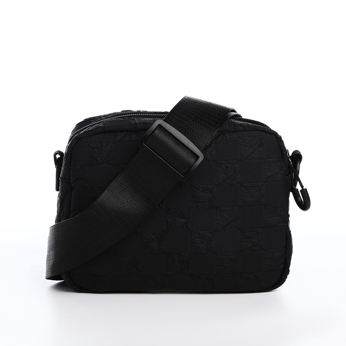 Сумка молодёжная на молнии, цвет чёрный Сумка молодёжная на молнии, цвет чёрный