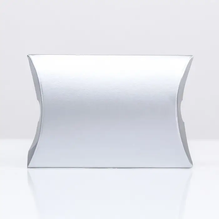 Коробка складная, подушка, серебреная, 11 х 8 х 2 см Коробка складная, подушка, серебреная, 11 х 8 х 2 см