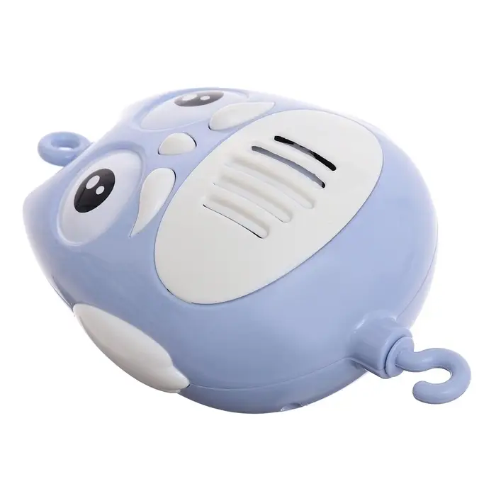 Мобиль музыкальный &laquo;Песенки совушки&raquo;, на батарейках, цвет голубой